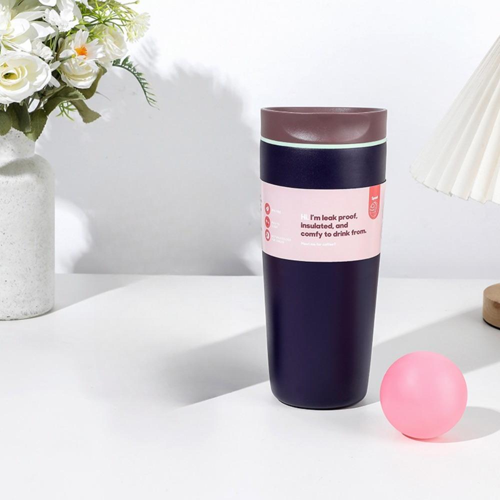 

20 Oz 304 Stainless Steel Coffee Mug, Hot Coffee Travel Mug BPA Free Leakproof Reusable Iced Coffee Mug Keeps Hot or Cold 20oz