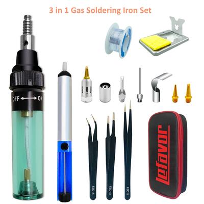 1300 C Butane Gas Welding Soldering Irons Welding Pen Burner Blow Torch Gas Soldering Iron Cordless Butane Tip Tool DIY Bread