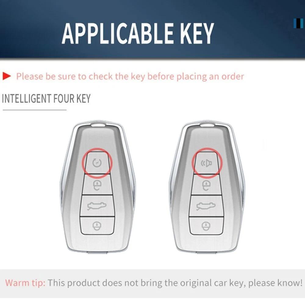 ABS Kohlefaser Auto Schlüsselhülle Abdeckung für Geely Coolray X6 X7 EX7 Emgrand Global Hawk GX7 Fernbedienungszubehör