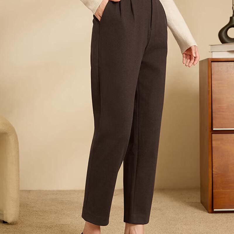 JESSIE Women's Retro Pleated Cropped Trousers DPWHH045