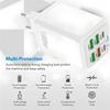150W 6 Ports USB Charger PD Fast Charging Charger Wall Adapter EU Plug Charger Quick Charge 3.0 Multi Ports Power Adapter