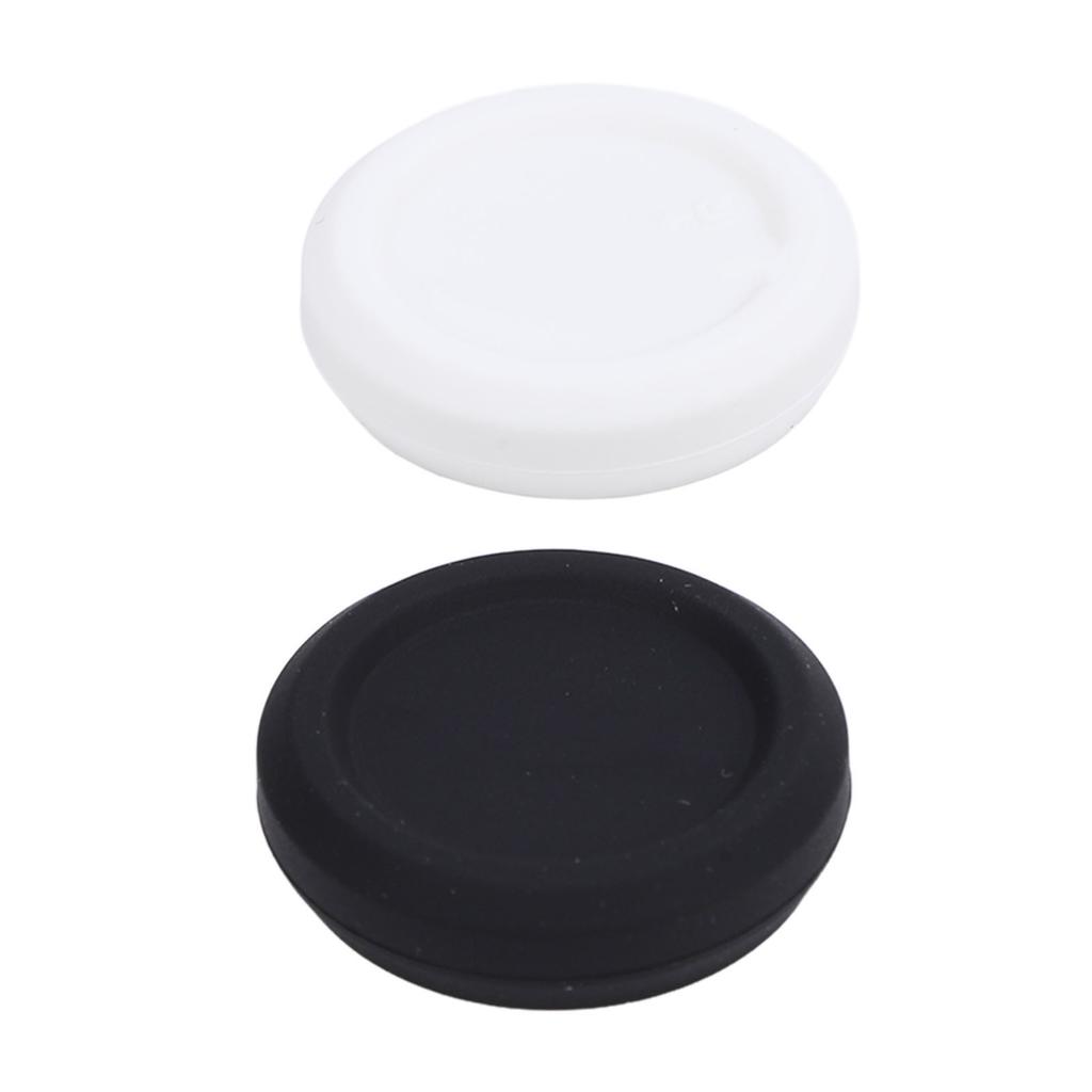 2Pcs Silicone Lens Hat Anti Scratch Oil Sprayed Finish Lens Protective Cover Guard for GO 3S Black and White