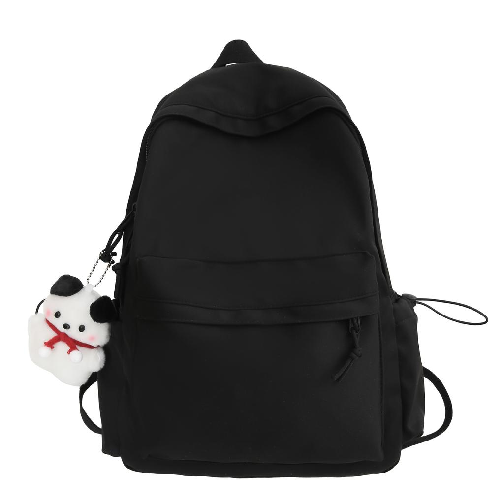 Japanische Schultasche für Studentinnen, koreanische Version, große Kapazität, einfacher einfarbiger Rucksack für Jungen der Unterstufe.