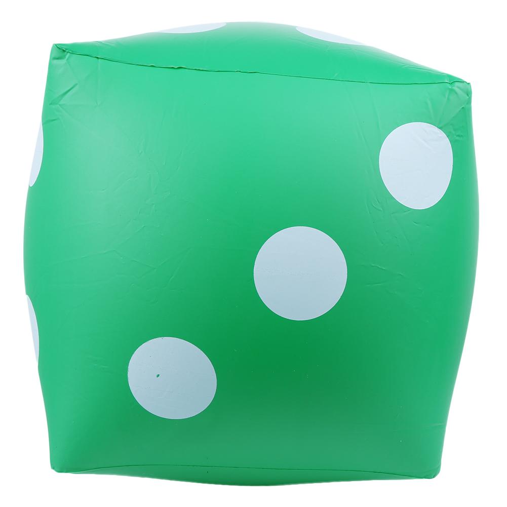 Inflatable Dice Portable Indoor Outdoor Party Activities Supplies Prop Game ToyGreen