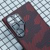 For Samsung Galaxy S24 Ultra Case Compatible with MagSafe Aramid Fiber Camouflage Pattern Phone Cover