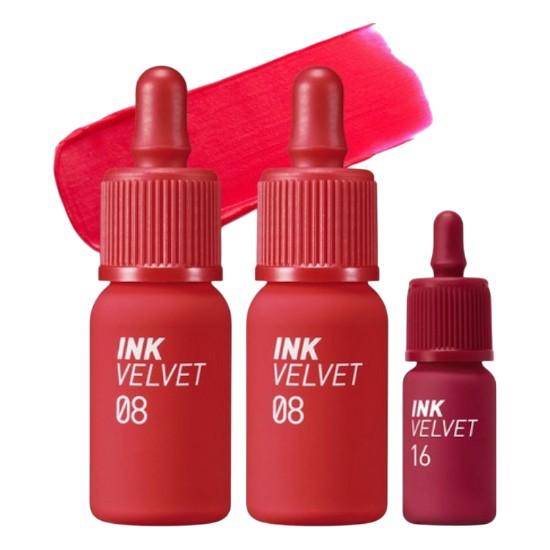 Peripera Ink The Velvet Lip Tint – 1+1 Special Set Sellout Red 2pes