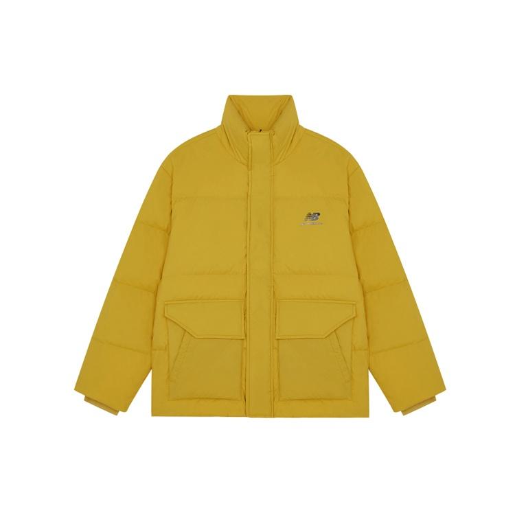 New Balance Logo Print Warm Jacket Asia Sizing  Yellow  Men s AMJ14309-MSU L