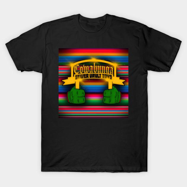 

Men Black Print T-shirt Cowabunga Placa No-Cut Transfer Paper Print Cotton Tshirt M чёрный