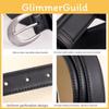 Womens Classic Leather Waist Belt With Pin Closure For Daily Wear And Jeans