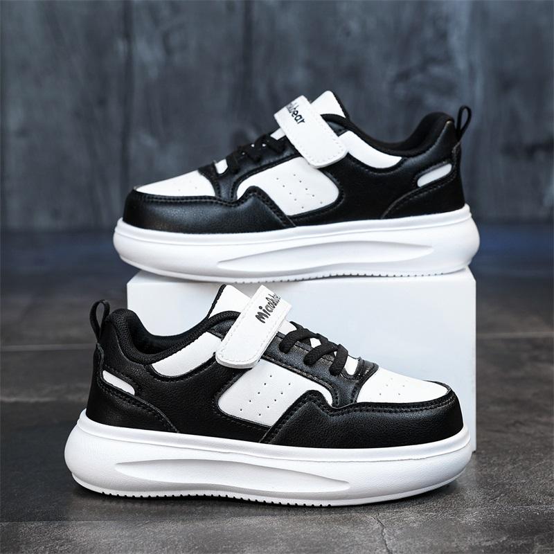 

Детская мода, дышащая обувь Casaul с низким берцем для скейтбординга, студентов, детей, спортивная обувь для бега на мягкой подошве, удобные кроссовки для мальчиков и девочек 28 белый/чёрный