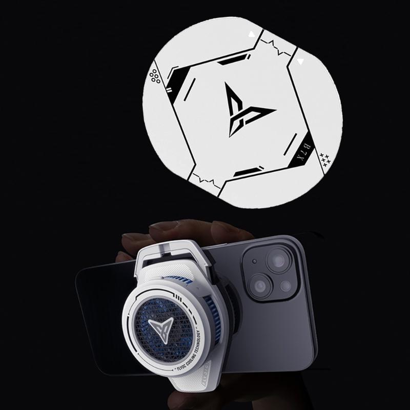 B7X Cooling Fan Magnetic Suction Plate Mobile Phone Tablet Radiator Magnetic Sticker Connect Phone and Radiator