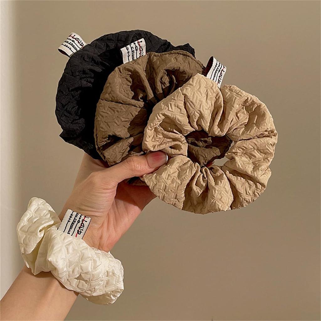 Dulraxin Hair Stylish Set of Hair Accessories for Everyday Hair Fashion Cute Gift for High Korean Style of Ties, Scrunchies, 4, Women, Use, Office,