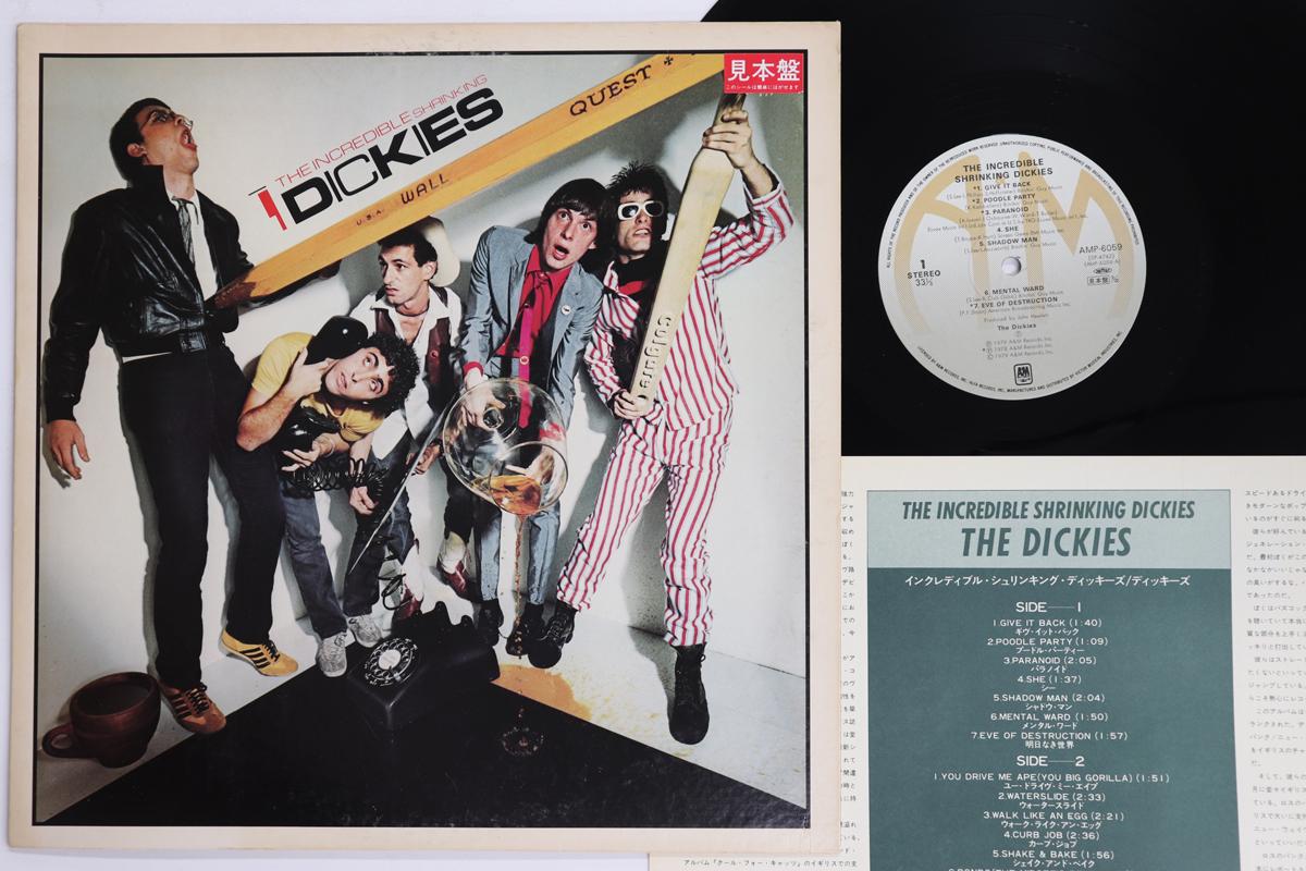 

LP Record DICKIES Incredible Shrinking Dickies AMP6059PROMO AM 1979 Japan Rock Used
