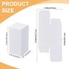 BENECREAT 50Pcs Paper Gift Box, 2x2x4Inch White Paperboard Gift Box Rectangular Cardboard Boxes for Birthday Favor, Party Favor and Valentine's Day