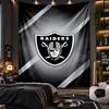 Arazzo da Appendere a Parete Stampa Las Vegas Raiders Tessuto per Soggiorno Camera da Letto Decorazione per la Casa