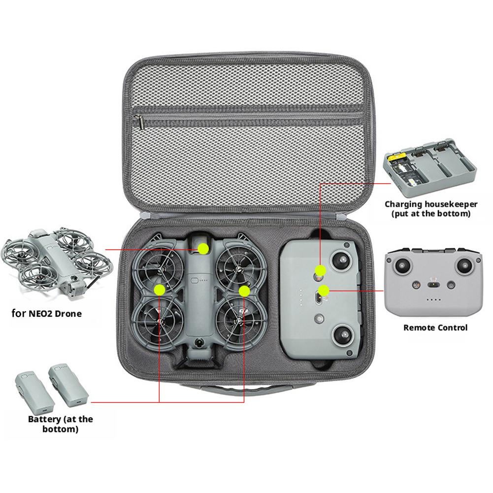 Storage Bag For DJI Neo 2 Mini Portable Handbag Outdoor Travel Carrying Case For DJI Neo 2 Controller Case Drone Accessories
