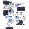 AP Supervised PC Supplies x Complete Set of 5 Full Gachapon Capsule Toy Communications/Zabbix Palm-sized & Types, Complement,