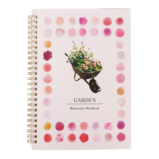 

Watercolor Painting Book Step-by-Step Guide Color Mixing Blending Illustrations Animals Flowers Baking Coloring Book