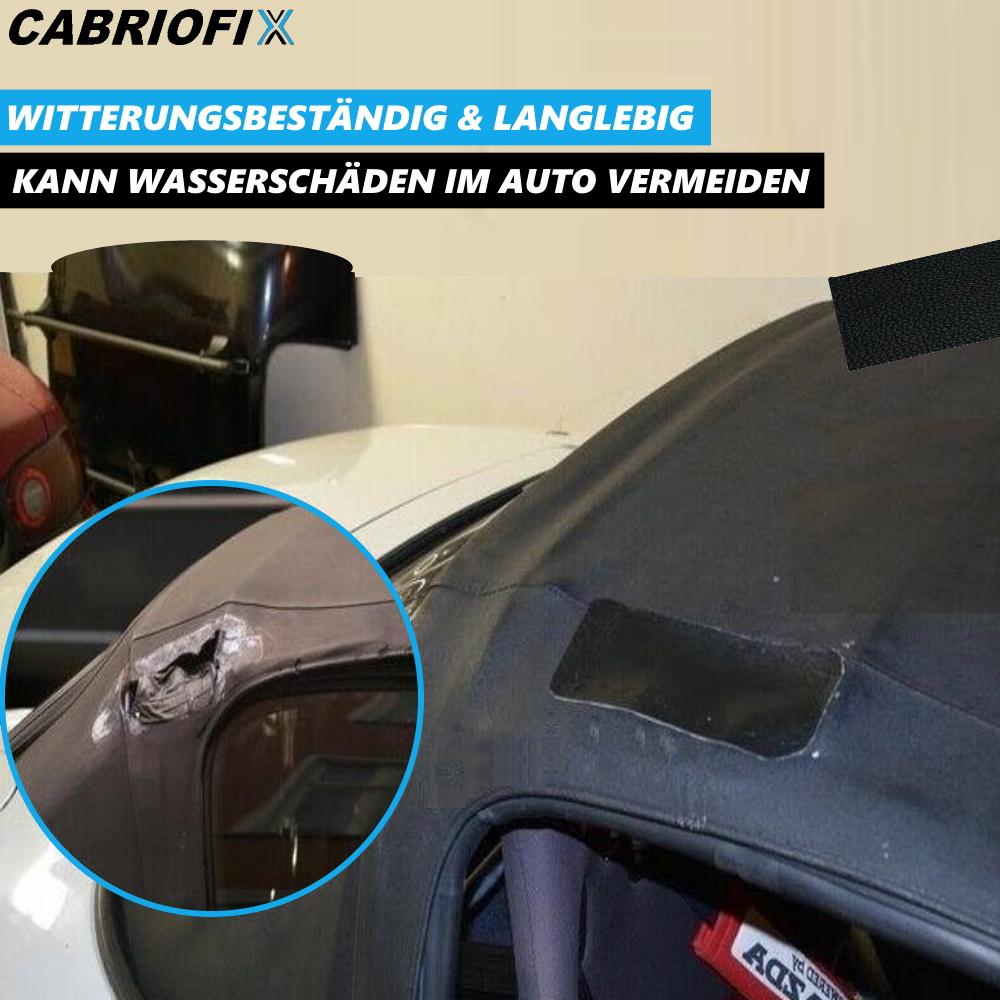 CABRIOFIX Cabrio Tak Reparasjonssett Kalesje Selvklebende Alle Merker 2xSvart