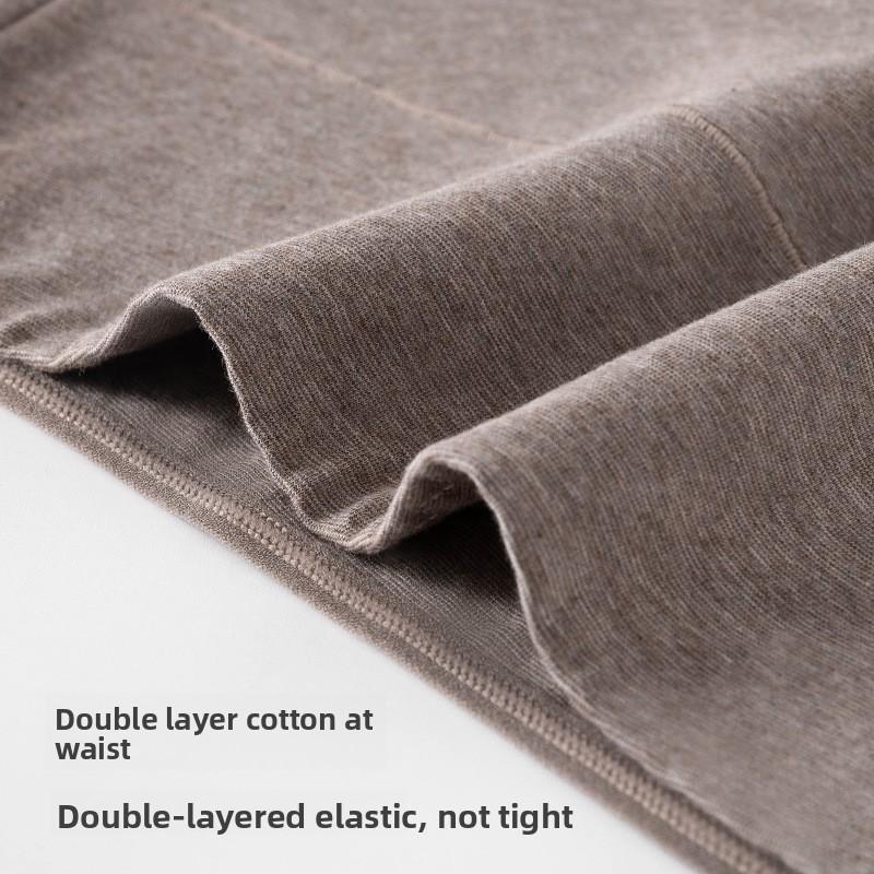 Women's Large Size Colored Cotton Antibacterial Pure Cotton Belly High Waist Triangle Briefs