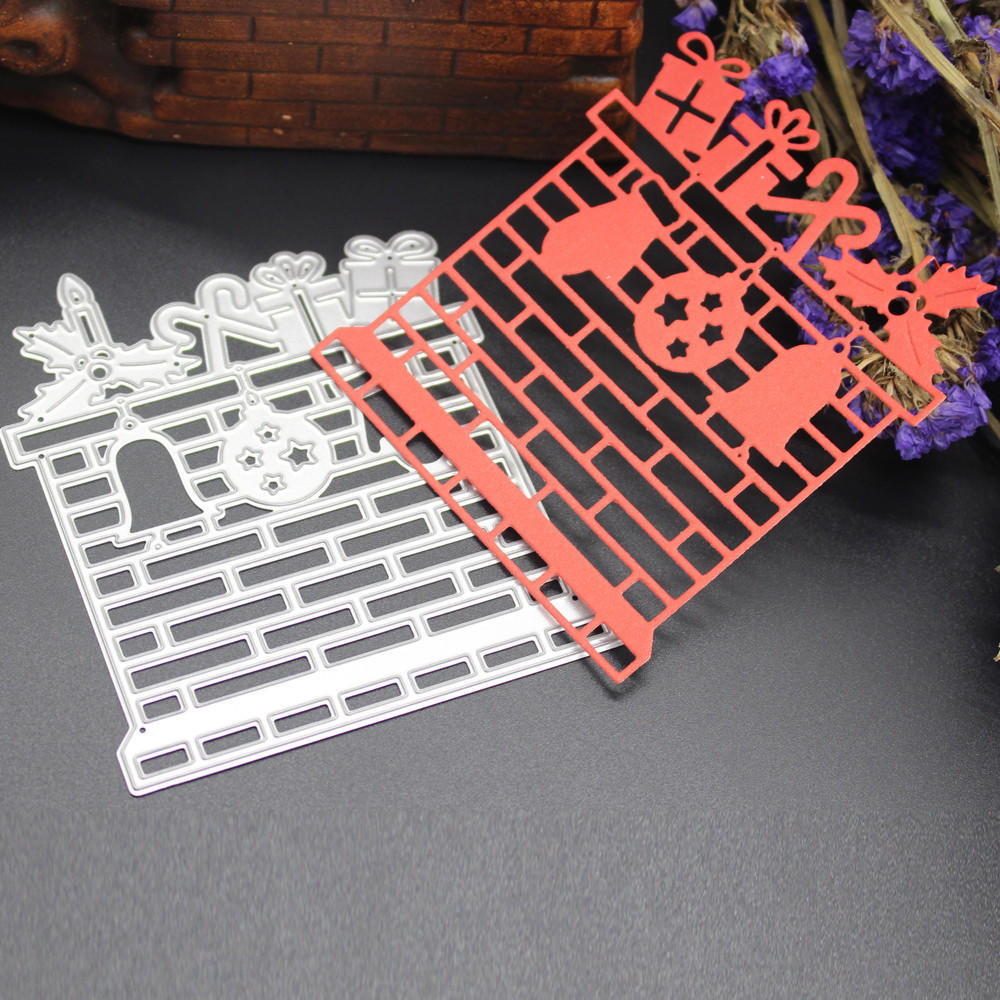 Merry Christmas Metal Cutting Dies Stencils Scrapbooking Embossing DIY Crafts 