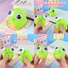 Pvc Frog Stress Relief Toy With Eye Popping Features For Kids And Teens