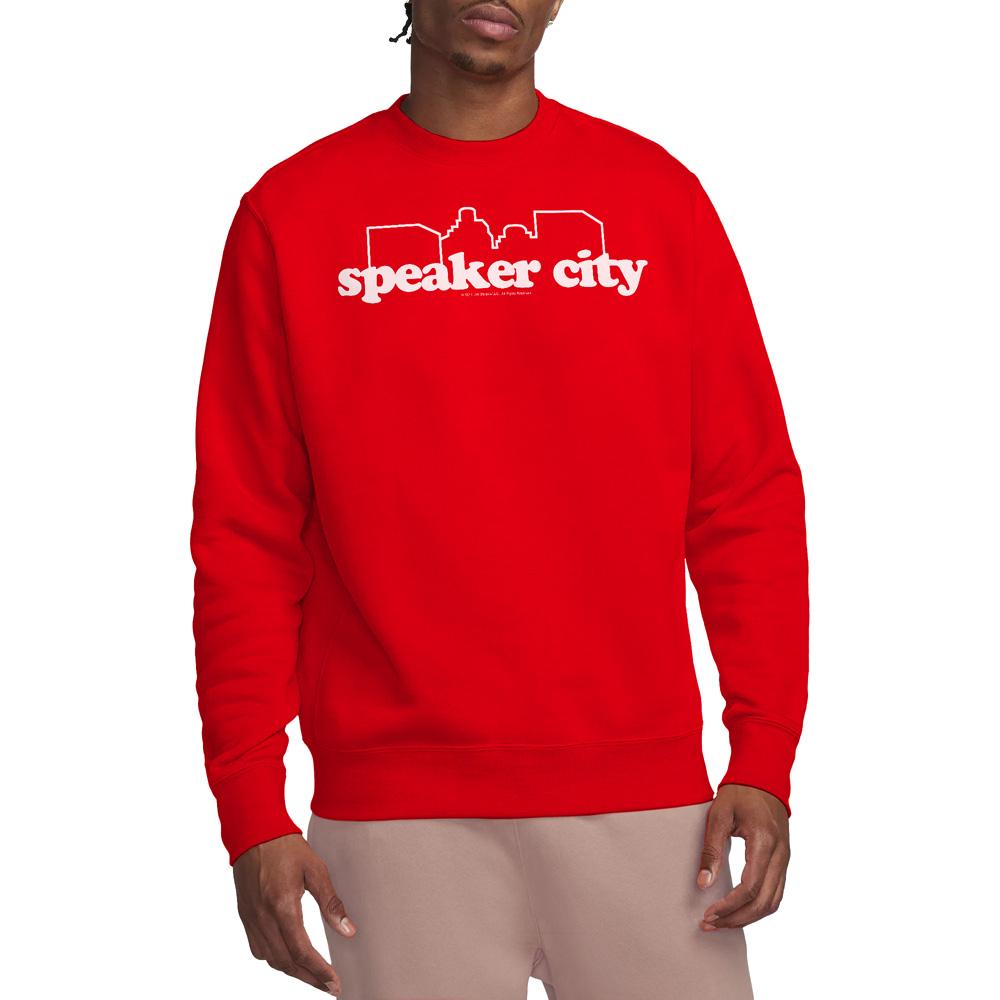 Old School Unisex Adult Speaker City Logo Sweatshirt