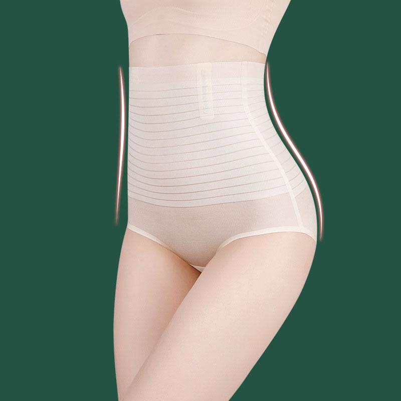 

M-2XL ультратонкие трусы с высокой талией для живота, дышащие трусы для тела, женское нижнее белье из ледяного шелка, женские трусики 2XL