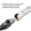 10Gb SFP+ RJ45 Transceiver, 10GBASE-T SFP To Ethernet Module, 10 Gigabit SFP Copper RJ-45 30m, 10g Network Fiber Optic Mini GBIC Generic 200 Vendor Co