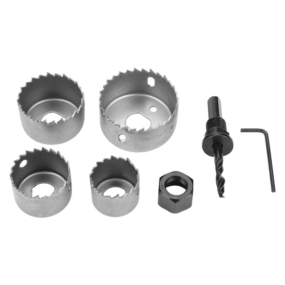 1 jeu 32 38 44 54mm Acier à Haute Teneur en Carbone Scie Cloche Foret Outil de Coupe pour le Travail du Bois