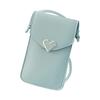Womens Phone Bag Touchable Leather Change Bag Crossbody Mini Shoulder Bag Wallet