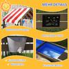 House-Designed Wooden Sandbox, Outdoor Sandpit, with Blackboard, Toys, Sink, Seats, Flags, for Ages 3-7 Years - Grey
