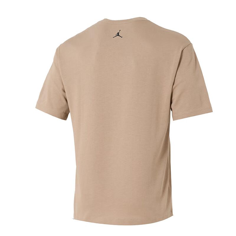 Jordan SS25 Mode Bequem Vielseitig Atmungsaktiv Kurzarm T-Shirt Herren Oberteile Khaki HJ2327-240