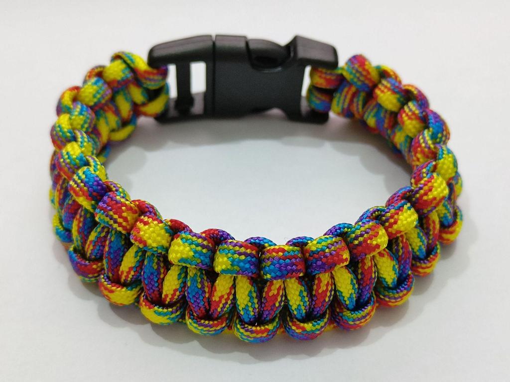 Seven-Strand Survival Paracord Bracelet: Outdoor Emergency Woven Wristband