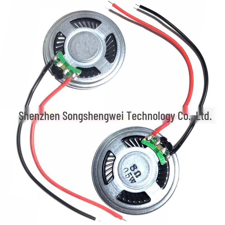 Kompakter 8 Ohm 0,5W/1/2/3W Spielzeuglautsprecher mit Anschlusskabel