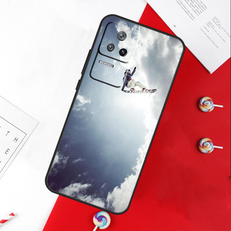 Cool Sports Snowboarding Cover For Xiaomi 13T 11T 12T 14T Pro 13 14 15 Ultra POCO X7 Pro X3 X5 X6 F5 F6 M6 Pro Case