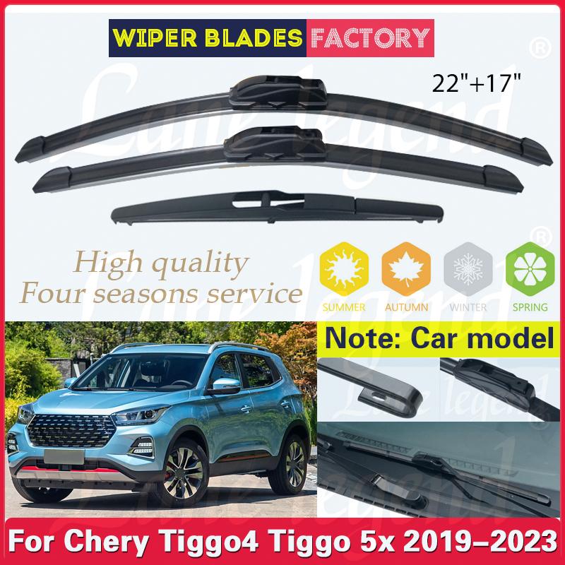 Car Front Rear Wiper Blades For Chery Tiggo 4 Tiggo4 Tiggo 5x 2019-2023 Car Accessories Window Windscreen Windshield Rain Brush
