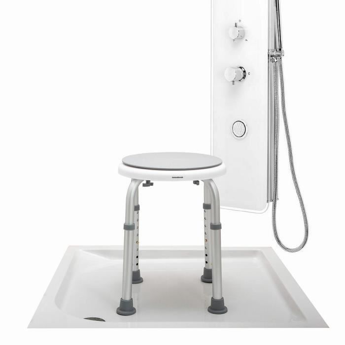 

Tabouret de Bain Pivotant et Réglable Roshawer InnovaGoods