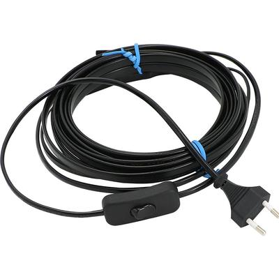 Cablu de încălzire pre-asamblat 220V cu întrerupător și cablu de alimentare cu priză UE Cablu de încălzire cu autoreglare pentru țeavă de apă anti-îngheț