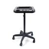 Aluminium Salon Instrument Tray, Height Adjustable Trolley Cart Tray Station on Wheels for Salon Tattoo Spa Beauty Service Holder Tool Storage