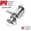 304 Stainless Steel Door Bolt Latch - Anti-theft, Surface Mounted for Wooden Doors and Windows