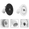 RV Water Filler Cap with Industrial Curved Texture and Reverse Venting Design Suitable for Caravans and Campers