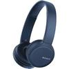 Cuffie Wireless Sony WH-CH510 Bluetooth Compatibili AAC Fino a 35 ore di Riproduzione Continua Modello 2019 Microfono Blu L