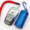 Aluminum Alloy Ashtray with Sealed Cover Hanging Hook OdorProof Holder for Travel Home Use Portable Small Item Container