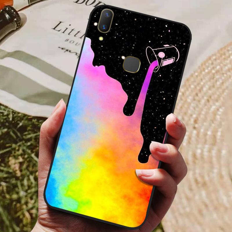 For Vivo Y85 Case 1723 V9 Silicon Back Cover Phone Case for Vivo V9 Youth Cases Soft Bumper Coque for Vivo 1727 1726 Fundas