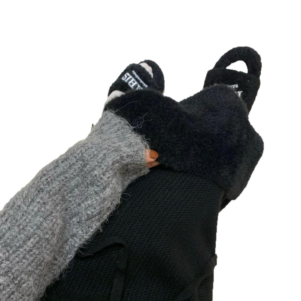 Women's High-Waist Fleece Knit Midi Skirt, Autumn/Winter 2025 Style: Thick, Loose, Drawstring, Straight Fit