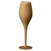 RIVERET Vessel Cocktail Glasses, Bourgeon, 110ml, Pair, Bamboo, Dishwasher Safe, White/Brown, RV-110WB