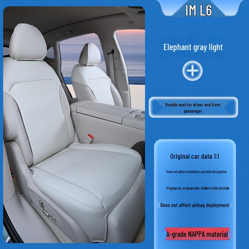 Zhiji L6 All-Season Seat Covers: Breathable, Fully Enclosed, Universal Fit for 26 Models
