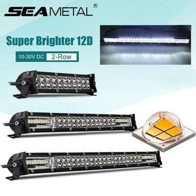 12V 24V kombinované LED svetelné lišty Bodový lúč pre prácu Jazda v teréne Loď Auto Traktor Nákladné SUV ATV