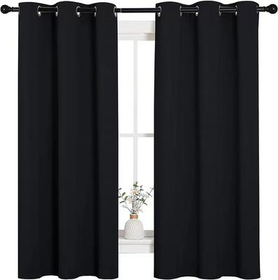 Window Solid Color High Tight Full Blackout Curtain Finished Curtain Window Screen